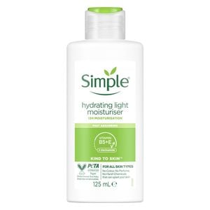  Facial cream Hydrating Light Moisturizer 125ml - Simple 