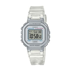  Casio WatchL LA-20WHS-7ADF For Unisex - Digital Display, Resin Band - White 