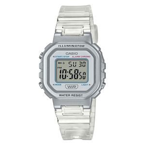  Casio WatchL LA-20WHS-7ADF For Unisex - Digital Display, Resin Band - White 