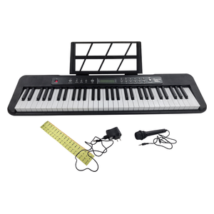  لوحة مفاتيح بيانو رقمي ايرسي , 61 مفتاح - A828 - اسود 