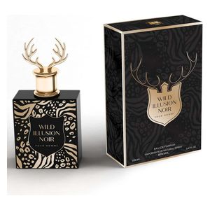  Wild Illusions Noir by Hertz for Men - Eau de Perfum, 100ml 