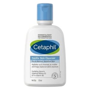  Cetaphil Gentle Skin Cleanser for Dry to Normal Sensitive Skin, 125ml 