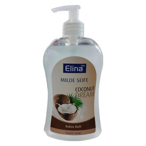  Elina Med  Coconut  With Fresh Scent Face Liquid Soap - 500ml 