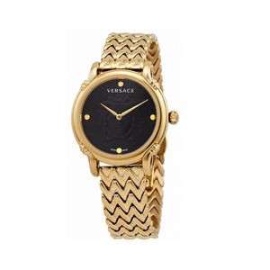  Versace Watch VEPN00620 For Women - Analog Display, Stainless Steel Band - Gold 