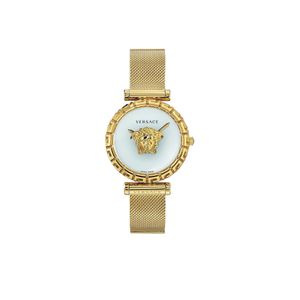  Versace Watch VEDV00619 For Women - Analog Display, Stainless Steel Band - Gold 