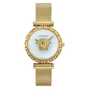  Versace Watch VEDV00619 For Women - Analog Display, Stainless Steel Band - Gold 