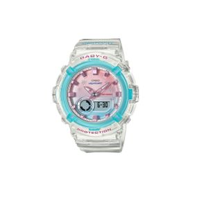  Casio Watch BGA-280AP-7ADR For Women - Analog Display, Resin Band - White 