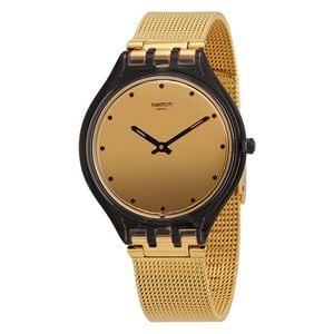  Swatch Watch SVOC100M For Women - Analog Display, Stainless Steel Band - Bronze 