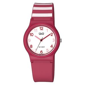  Q&Q Watch V06A-005VY For Men - Analog Display, Rubber Band - Red 