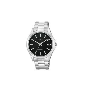  Q&Q Watch A484J202Y For Men - Analog Display, Stainless Steel Band - Silver 
