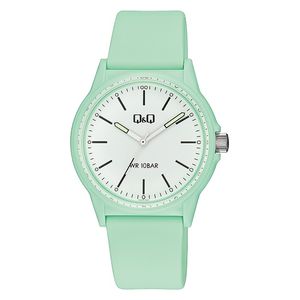  Q&Q Watch V00A-006VY For Men - Analog Display, Resin Band - Green 