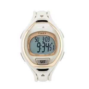  Timex Watch TW5M06100 For Men - Digital Display, Rubber Band - White 