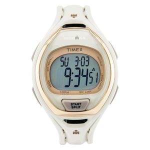  Timex Watch TW5M06100 For Men - Digital Display, Rubber Band - White 