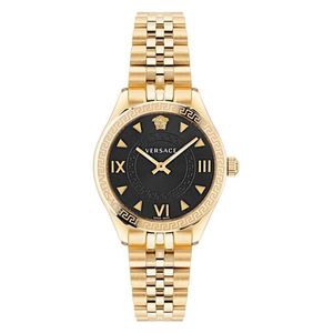  Versace Watch VE2S00622 For Women - Analog Display, Stainless Steel Band - Gold 