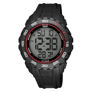  Q&Q Watch G06A-003VY For Men - Digital Display, Resin Band - Black 