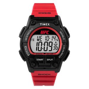  Timex Watch TW5M52600 For Men - Digital Display, Rubber Band - Red 