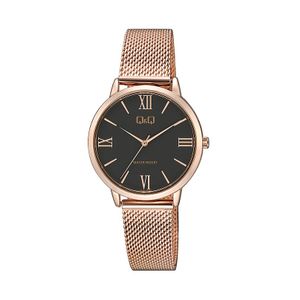  Q&Q Watch Q26B-002PY For Women - Analog Display, Stainless Steel Band - Bronze 