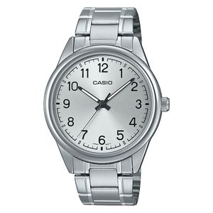  Casio Watch MTP-V005D-7B4UDF For Men - Analog Display, Stainless Steel Band - Silver 