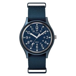  Timex Watch TW2R37300 For Men - Analog Display, textile Band - Blue 