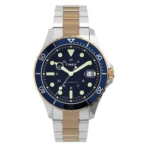  Timex Watch TW2U83500 For Men - Analog Display, Stainless Steel Band - Silver 