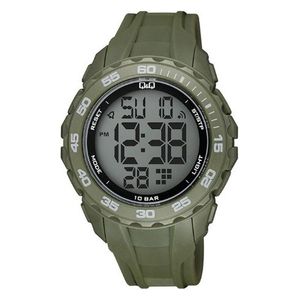  Q&Q Watch G06A-009VY For Men - Digital Display, Resin Band - Green 