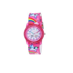  Timex Watch TW7C25500 For Kids - Analog Display, Rubber Band - Pink 