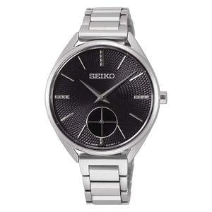  Seiko Watch SRKZ51P1 For Men - Analog Display, Stainless Steel Band - Sliver 