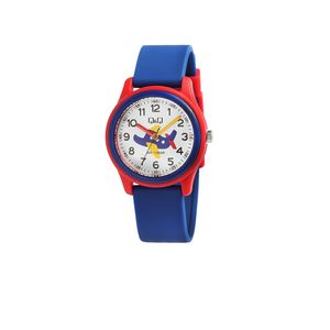  Q&Q Watch VS59J009Y For Kids - Analog Display, Rubber Band - Blue 