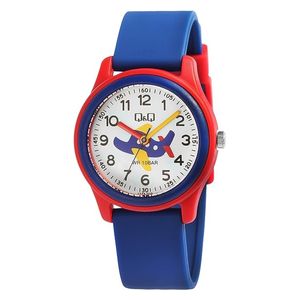  Q&Q Watch VS59J009Y For Kids - Analog Display, Rubber Band - Blue 