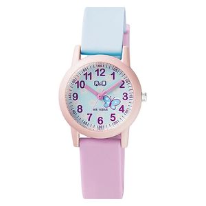  Q&Q Watch VS49J003Y For Kids - Analog Display, Resin Band - Pink 
