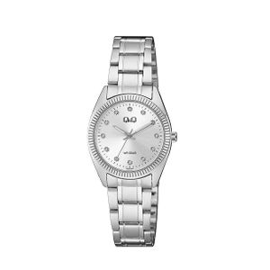  Q&Q Watch QZ65J201Y For Women - Analog Display, Stainless Steel Band - Sliver 