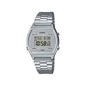 Casio Watch B640WDG-7DF For Unisex - Digtal Display, Stainless Steel Band - Silver 
