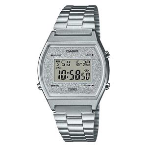  Casio Watch B640WDG-7DF For Unisex - Digtal Display, Stainless Steel Band - Silver 