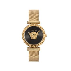  Versace Watch VEDV00519 For Women - Analog Display, Stainless Steel Band - Gold 