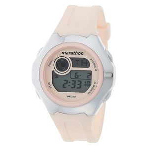  Timex Watch TW5M32700 For Women - Digital Display, Rubber Band - Pink 