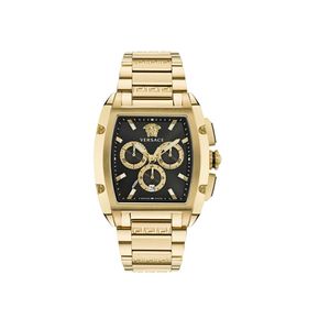  Versace Watch VE6H00523 For Women - Analog Display, Stainless Steel Band - Gold 