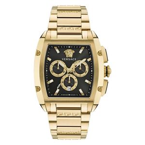  Versace Watch VE6H00523 For Women - Analog Display, Stainless Steel Band - Gold 