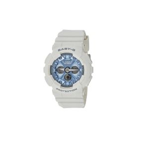  Casio Watch BA-130-7A2DR For Kids - Analog Display, Resin Band - White 