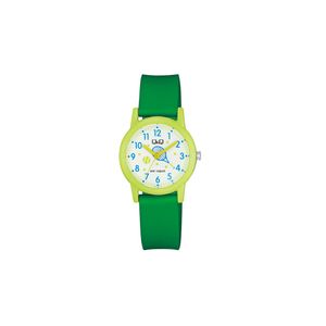  Q&Q Watch V23A-016VY For Kids - Analog Display, Resin Band - Green 