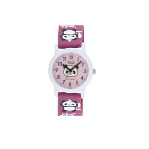  Q&Q Watch V23A-006VY For Kids - Analog Display, Rubber Band - Purple 