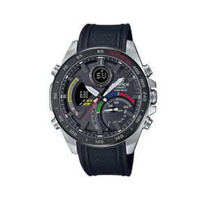  Casio Watch ECB-900MP-1ADF For Men - Analog Display, Resin Band - Black 