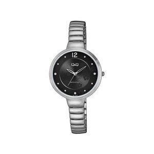  Q&Q Watch F611J202Y For Women - Analog Display, Stainless Steel Band - Silver 