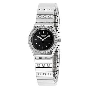  Swatch Watch YSS318A For Women - Analog Display, Stainless Steel Band - Silver 