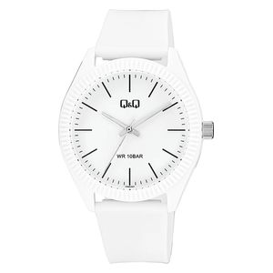  Q&Q Watch VS68J001Y For Women - Analog Display, Resin Band - White 