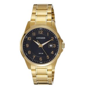  Citizen Watch BI5042-52E For Men - Analog Display, Stainless Steel Band - Gold 