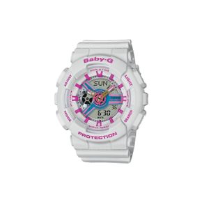  Casio Watch BA-110NR-8ADR For Kids - Analog Display, Resin Band - White 