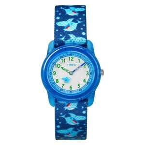  Timex Watch TW7C13500 For Kids - Analog Display, Rubber Band - Blue 