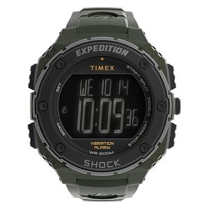  Timex Watch TW4B24100 For Men - Digital Display, Rubber Band - Black 