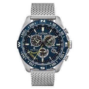  Citizen Watch CB5848-57L For Men - Analog Display, Stainless Steel Band - Silver 