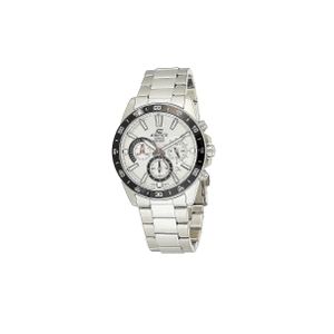  Casio Watch EFV-570D-7AVUDF For Men - Analog Display, Stainless Steel Band - Silver 